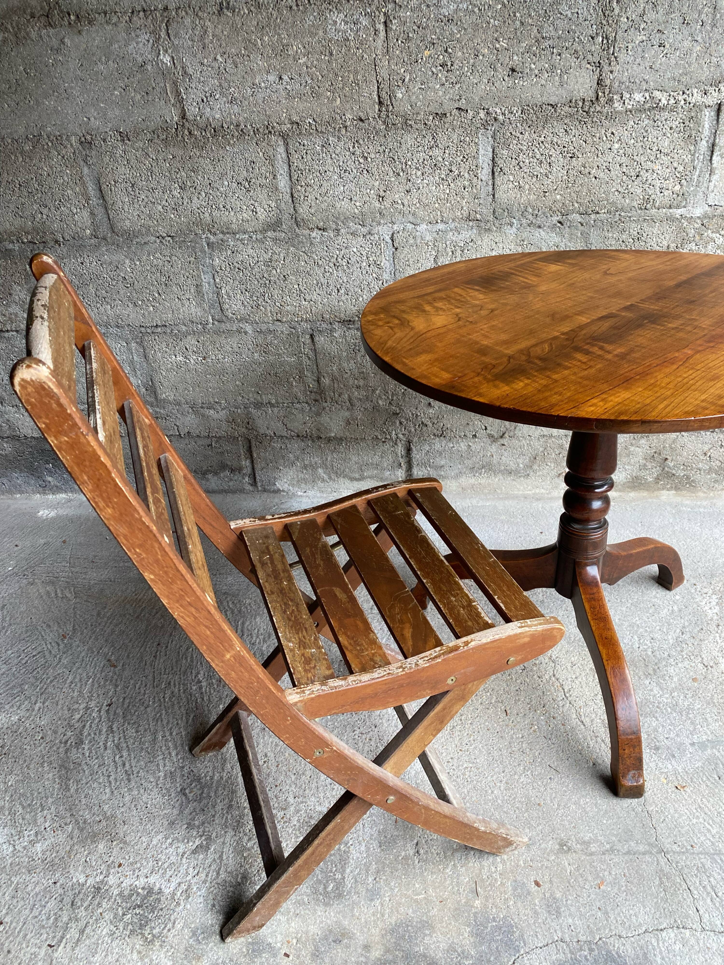 Late 19th century winegrower's table
