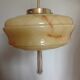 Vintage marbled glass globe ceiling light 50s 60s