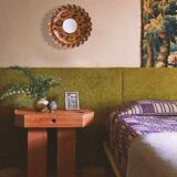 Luna tall Maple n1 wall lamp
