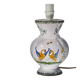 Handcrafted lamp base in Moustiers faience, 13x18cm, Made in France