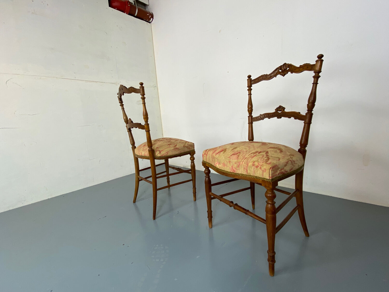Chaises Antiques en Palissandre, France, 1890s, Set de 2