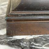 Bronze bust representing a philosopher after the Antique, 19th century, foundry Luppens.