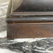 Bronze bust representing a philosopher after the Antique, 19th century, foundry Luppens.