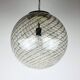 Vintage swirling Murano glass pendant lamp La Murrina, Italy, 1970s