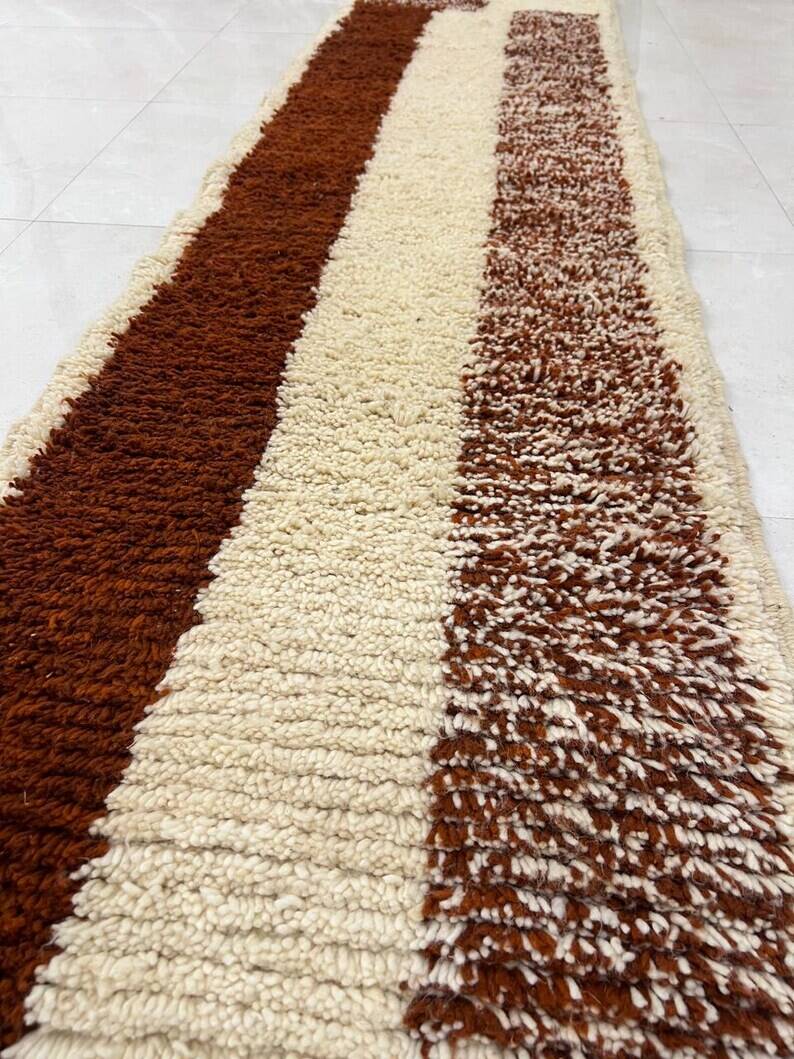 Handmade runner rug 300cm x 90cm