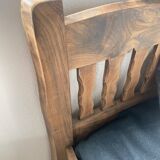 Brutalist Aranjou elm bed