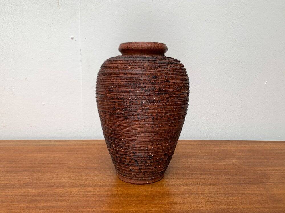 Vase from the Schamotte series, German brutalism from the mid-century by Spara Keramik, 1960s.