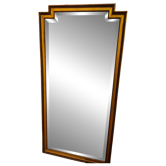 Large gold mirror in the Louis XVI style