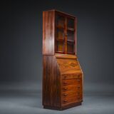 Rosewood Secretaire with Display Case from Dyrlund, 1960s