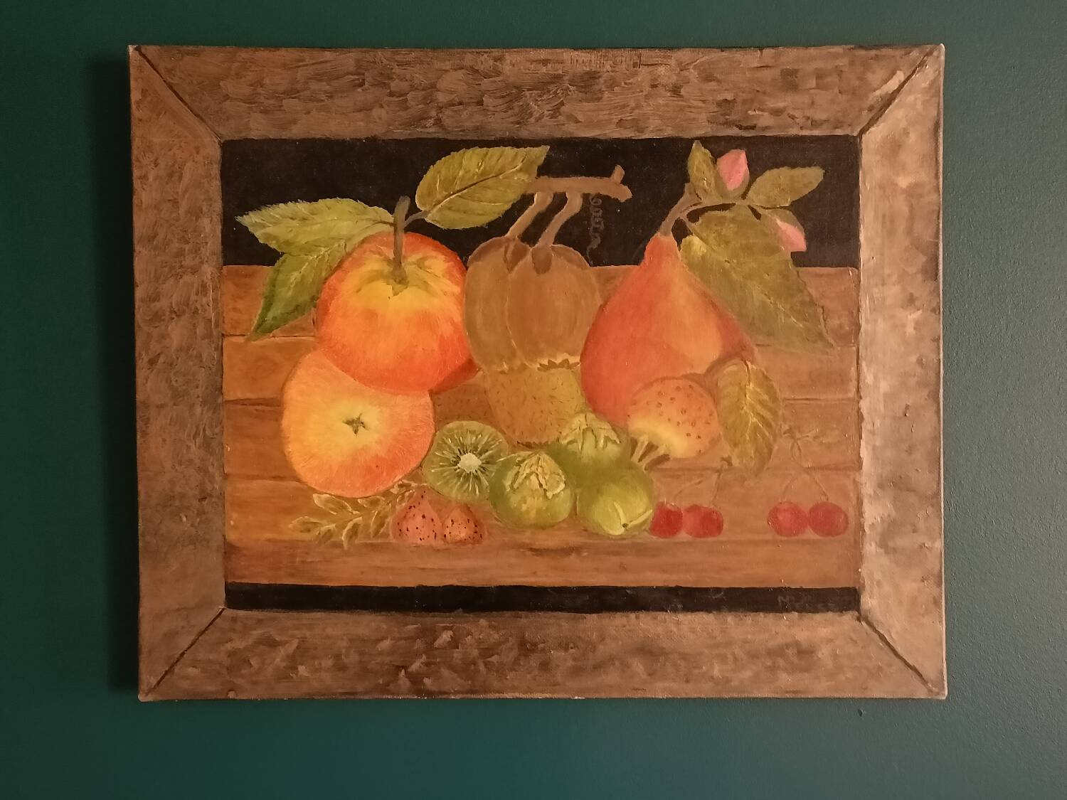 Still life, oil on canvas, signed