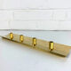 Scandinavian brass candle holder, vintage, Pierre Forsell for Skultuna, 1960