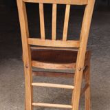 Early 20th century wooden bistro chair.