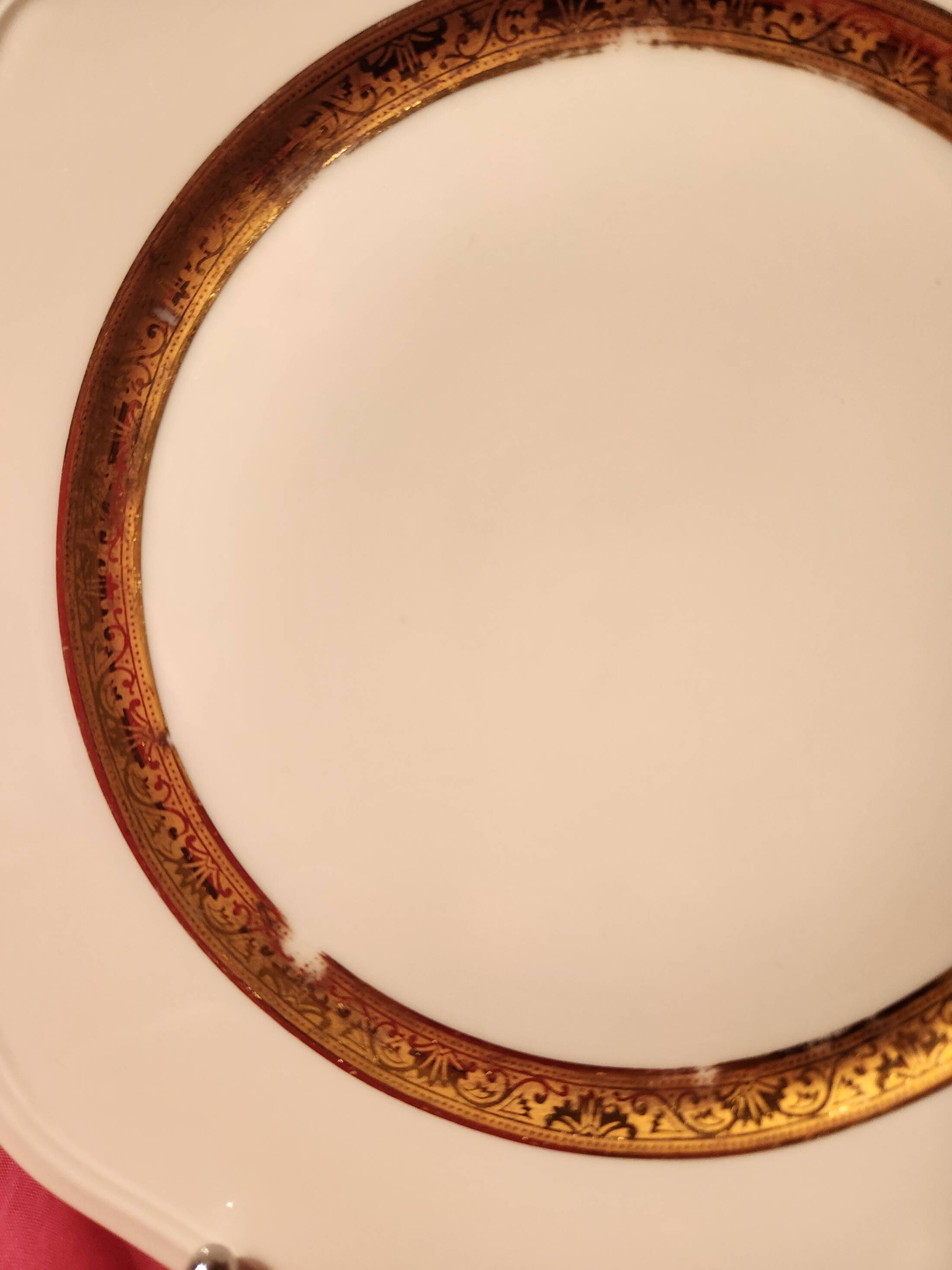 6 Raynaud Limoges porcelain dinner plates