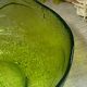 Saladier en verre vert
