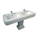 Lavabo double vasque Art déco