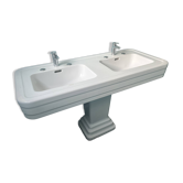 Lavabo double vasque Art déco
