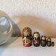 Old vintage vintage Russian Matriochkas dolls