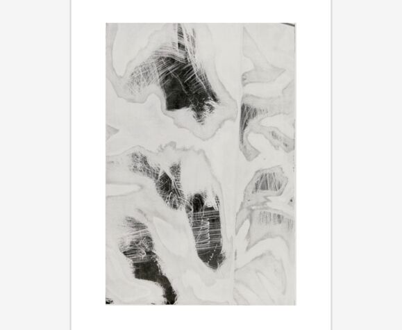 Allugraphie sur papier par l'artiste Mathilde Schaub
