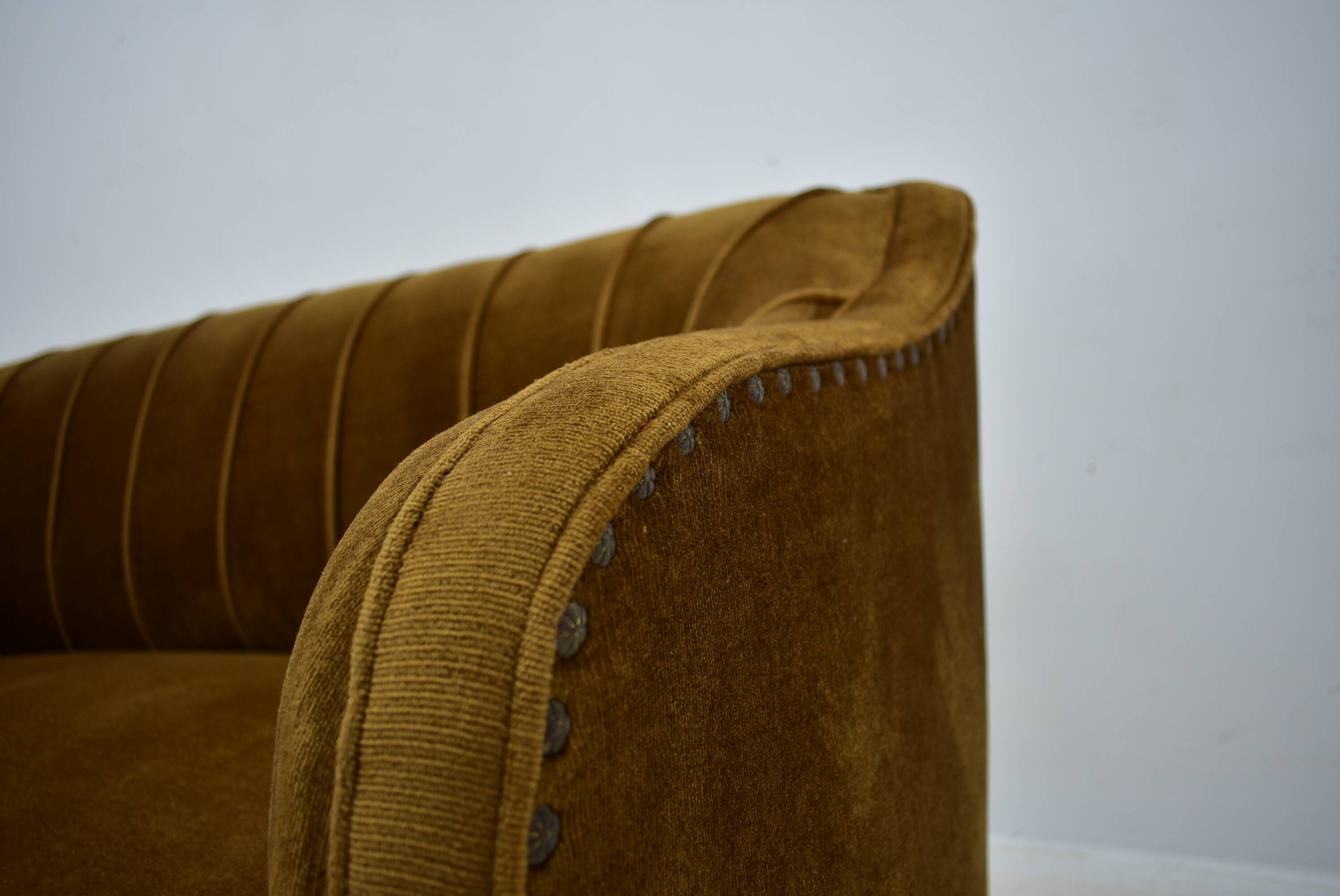 Canapé Art Déco des années 1930, Tchécoslovaquie