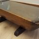 Pine coffee table, Italian design, 1960s, production: Italy