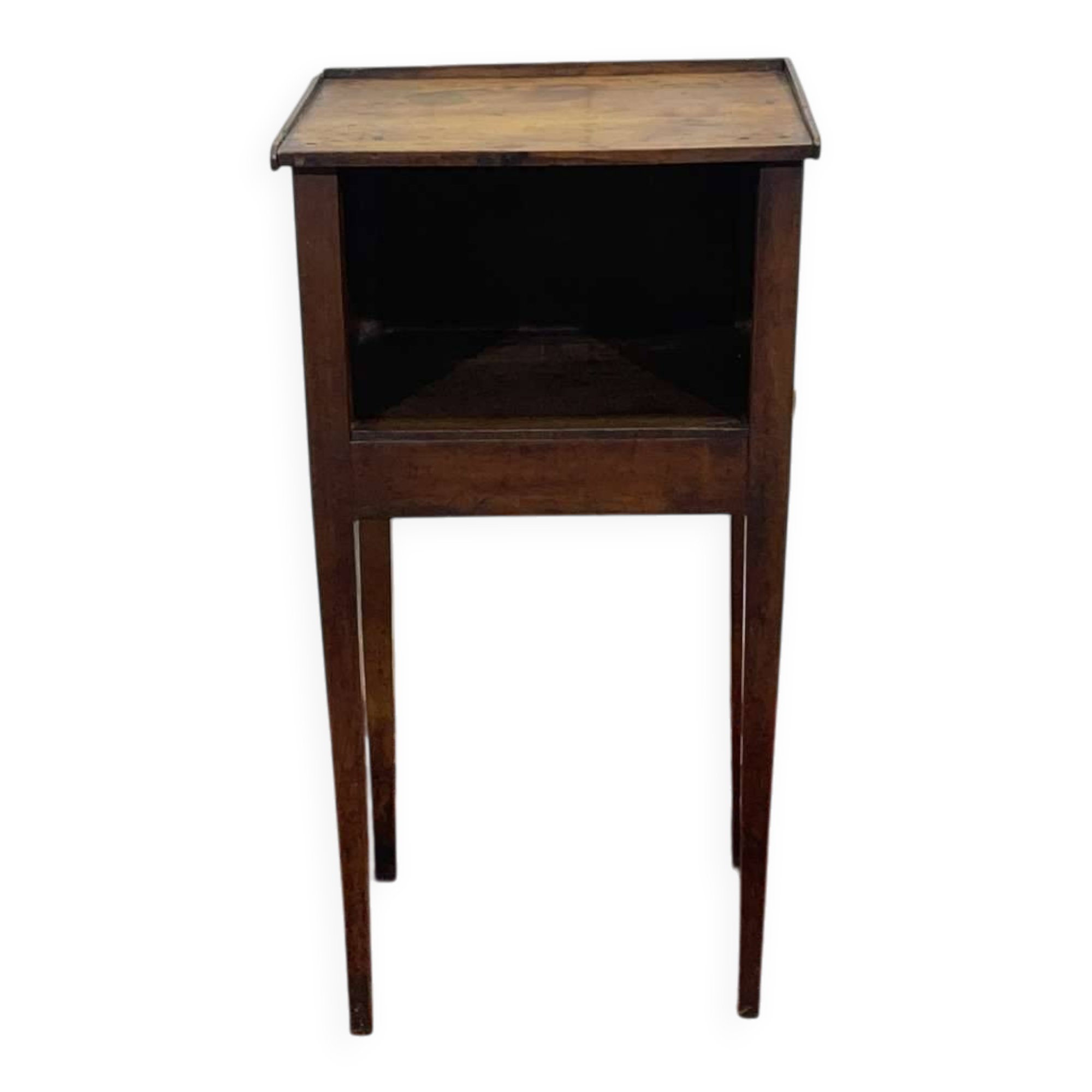 Early 19th century cherrywood bedside table