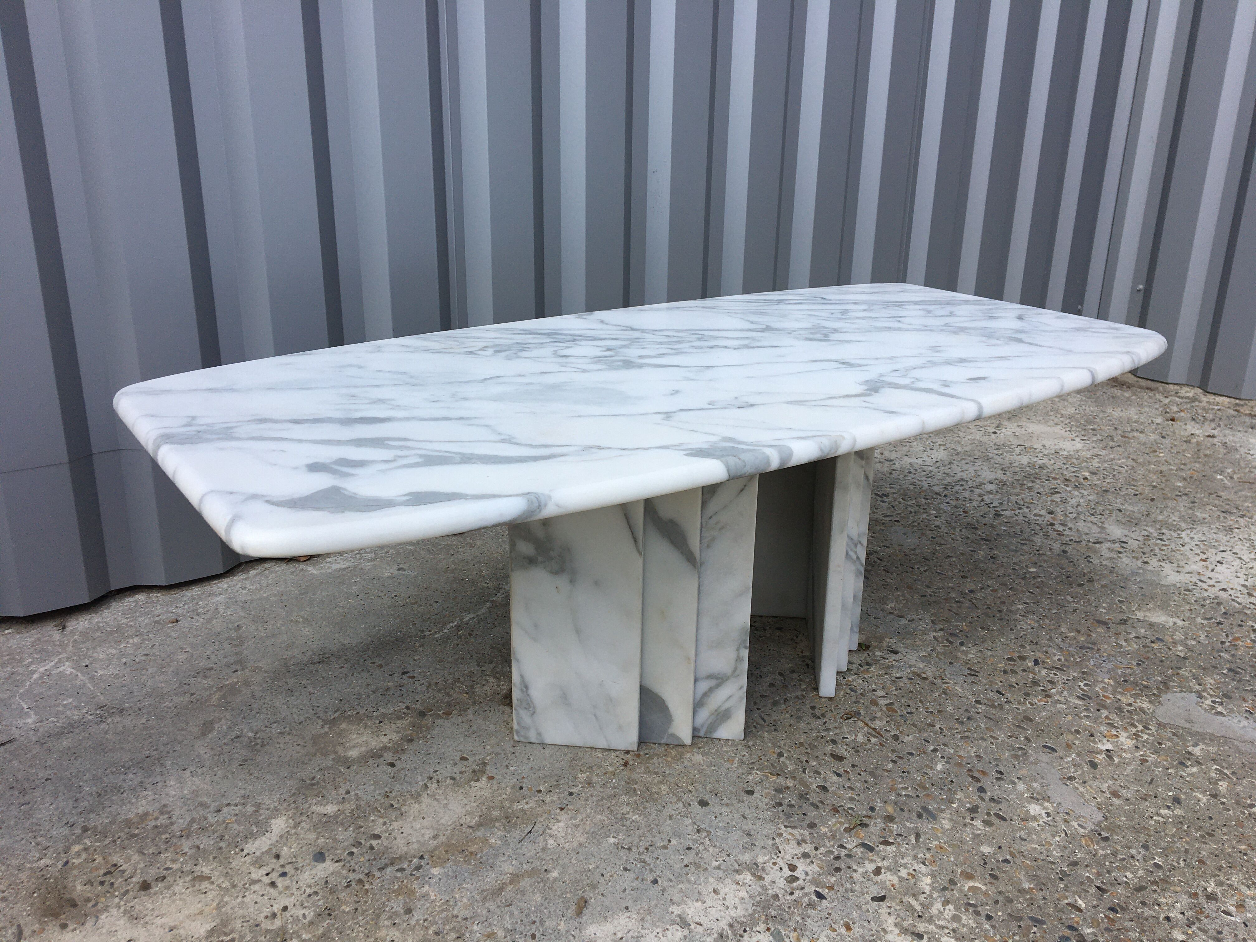 1970 marble coffee table