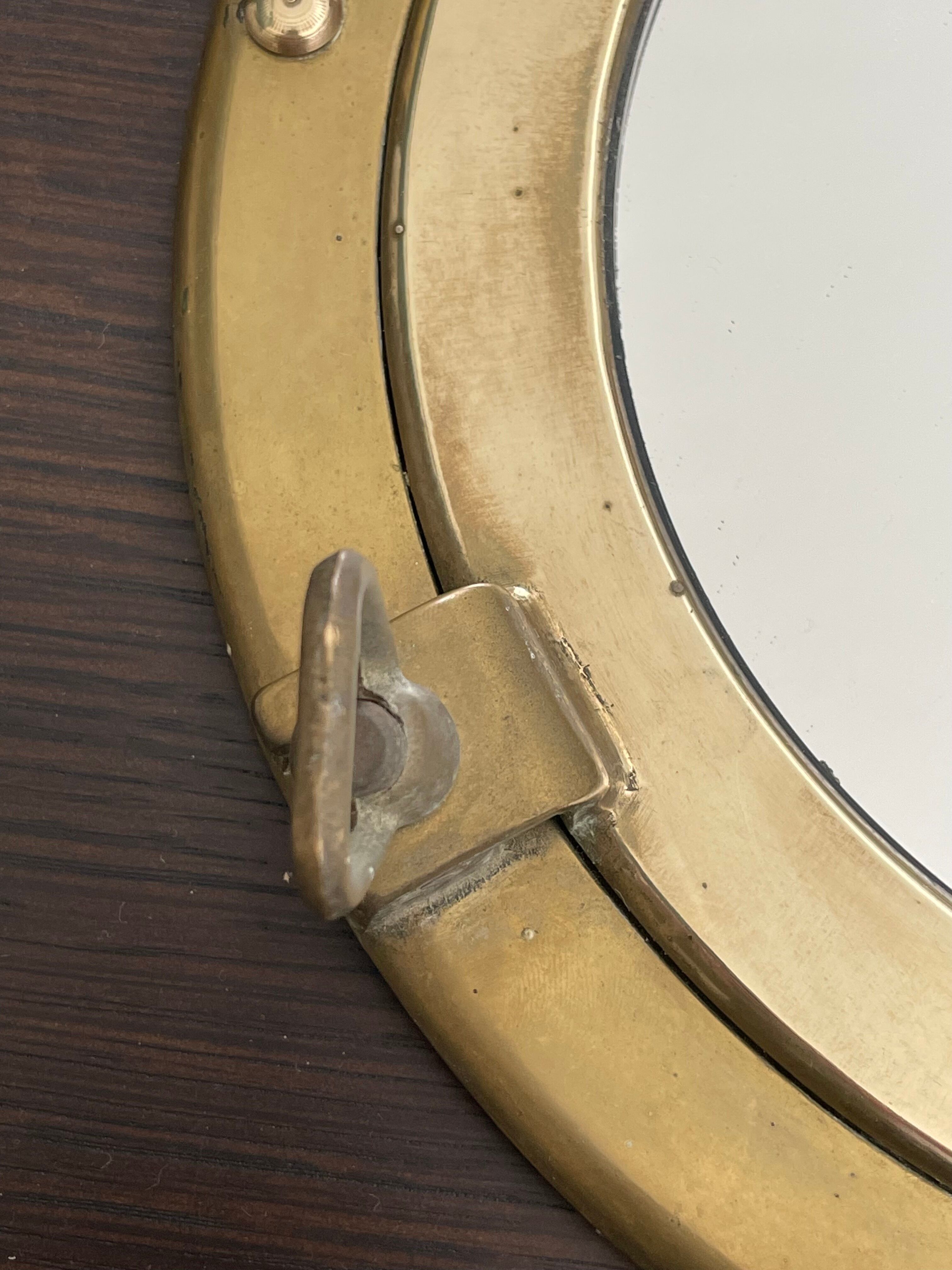 Old porthole mirror from the 50s