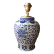 Pied de lampe en porcelaine
