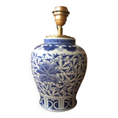 Pied de lampe en porcelaine