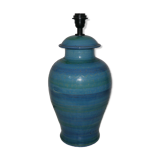 Ceramic lamp foot by Aldo Londi for Bistossi in the Rimini blue series