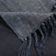 Shades of gray & silver vintage kilim rug