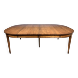 Solid Oak Oval XL Dining Table Extendable Classic