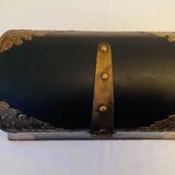 Wooden and brass box