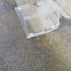 Table basse vintage plexiglas