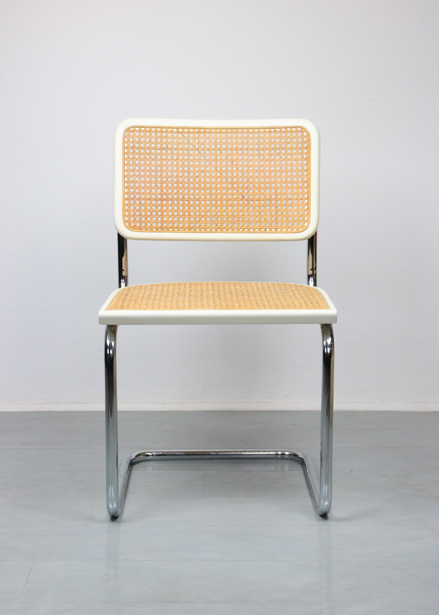 Pair of s32 tubular chairs by Marcel Breuer, 1960
