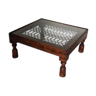 Table basse indienne authentique