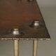 Idir Mecibah brutalist coffee table, Belgium 1997