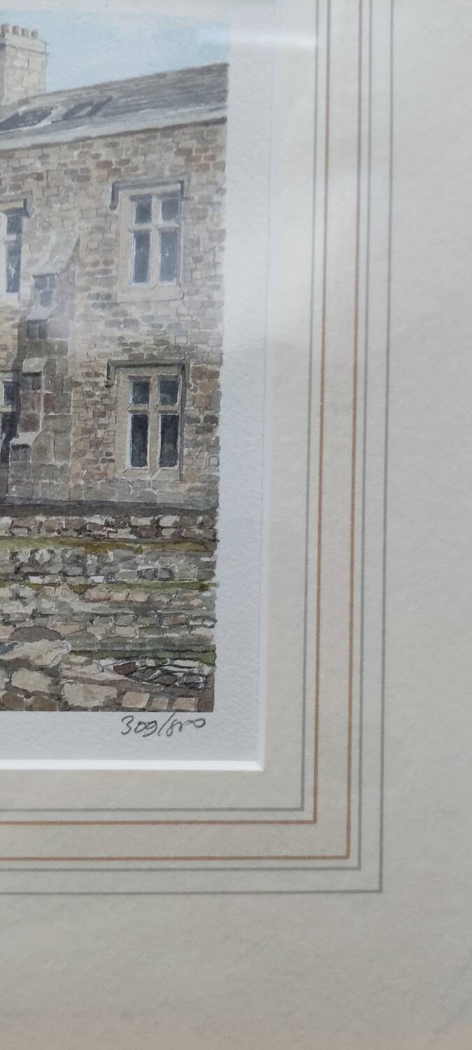 "Whalley Abbey Framed Painting - Signed Limited Edition (Philip & Glyn)