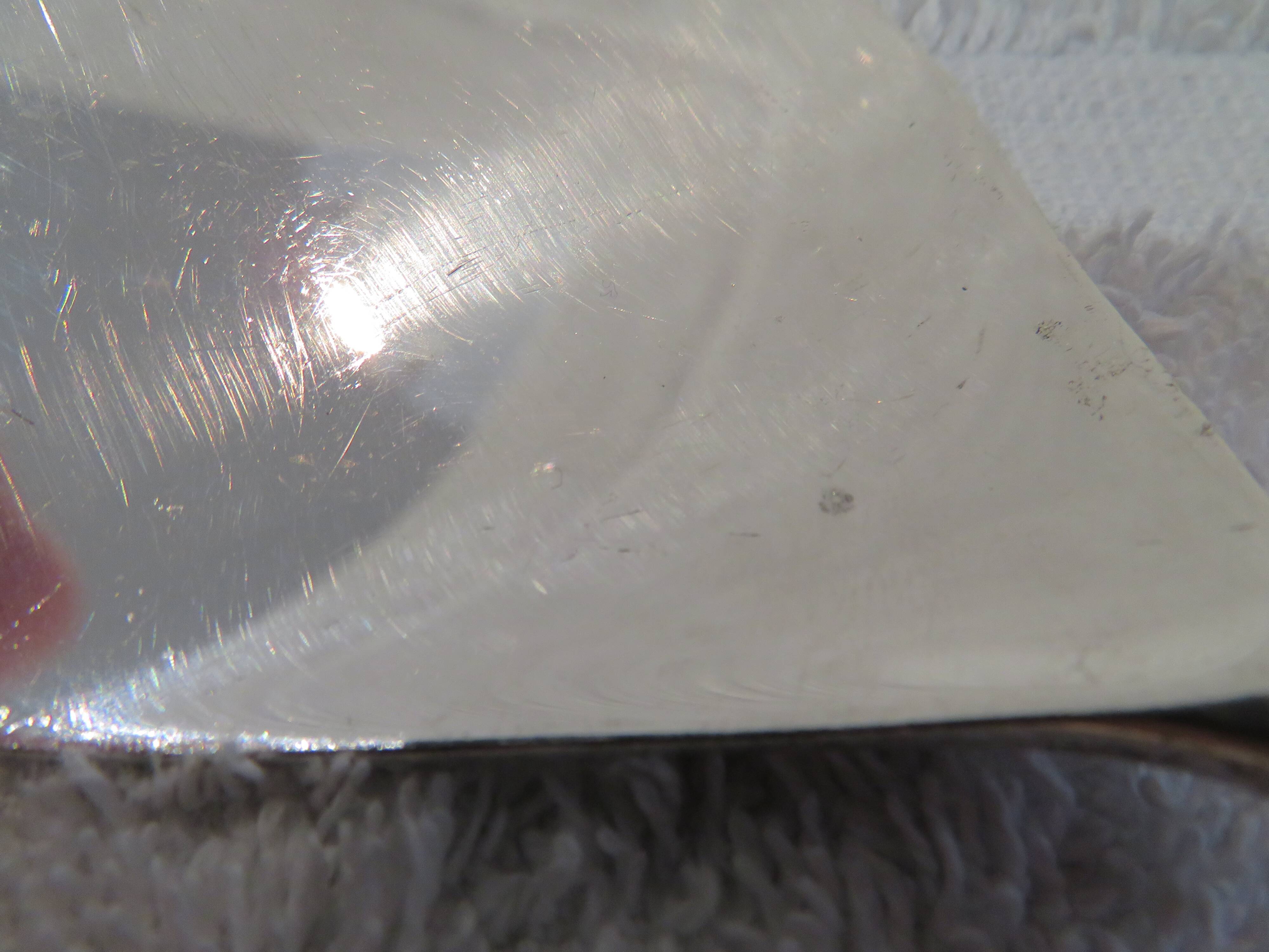 Christofle Duo silver plated pie server with small oxidations