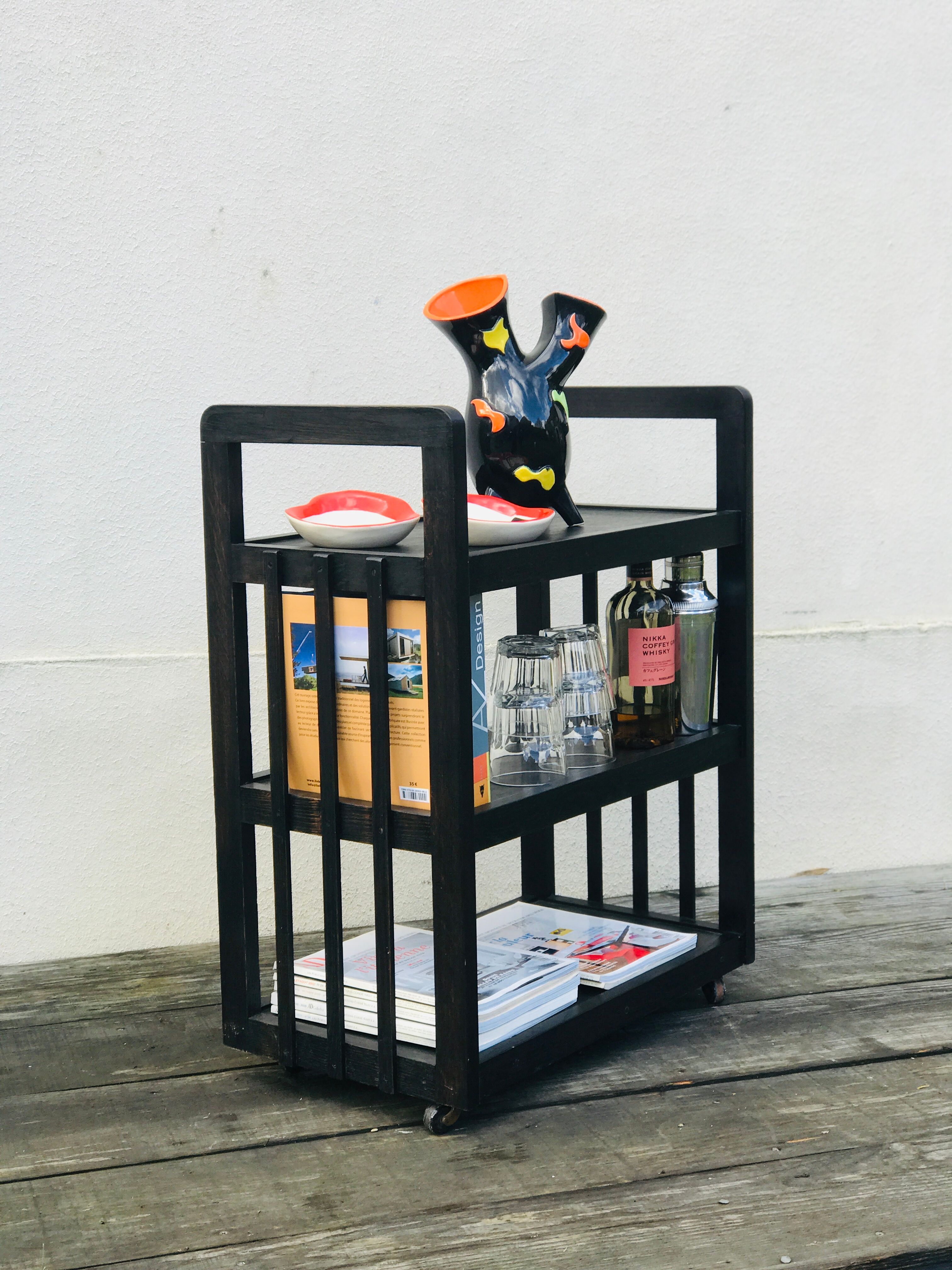 Vintage serving table 50