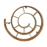 Rattan spiral shelf