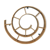 Rattan spiral shelf