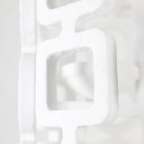 “Omega” plaster lantern. Small series artist’s work.