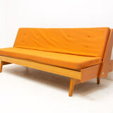 Mid century folding sofabed, 1960´s, Czechoslovakia