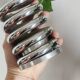 Steel "spring" pen holder pot – 1970s design
