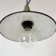 Industrial Blue Enamel Military Pendant Lamp with Cast Aluminium Top, 1960s