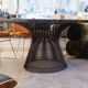 KNOLL editions & PLATNER, round table Ø 180 cm Ruby Red marble