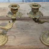 Bougeoirs en laiton