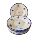 Set of 8 hollow plates model "Dannemarie" Sarreguemines