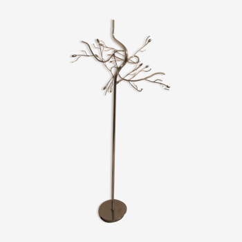 Tree-shaped halogen floor lamp